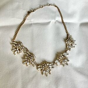 J.Crew art deco golden necklace